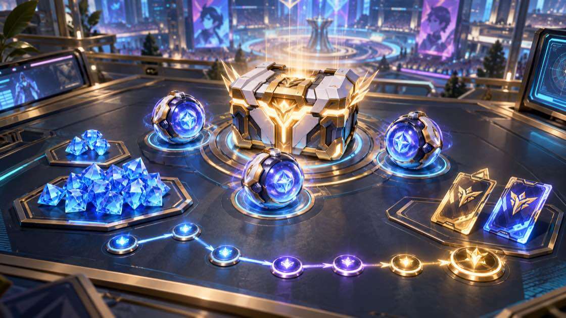 Hướng dẫn token Premium Supply, Orb of Hope và kế hoạch Diamonds trong MLBB Aspirants Unite 5.0