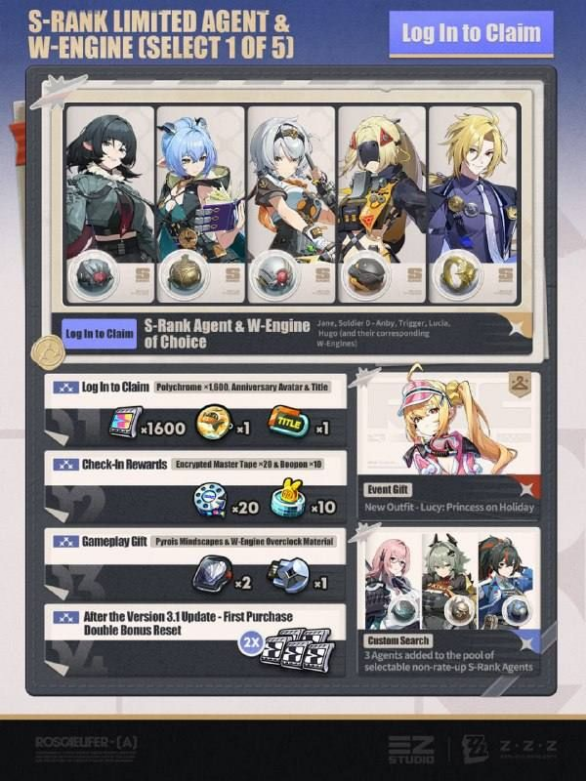 Zenless Zone Zero 3.1 Banner-Guide: Remielle, Sigrid, Jubiläumsbelohnungen und Pull-Empfehlungen