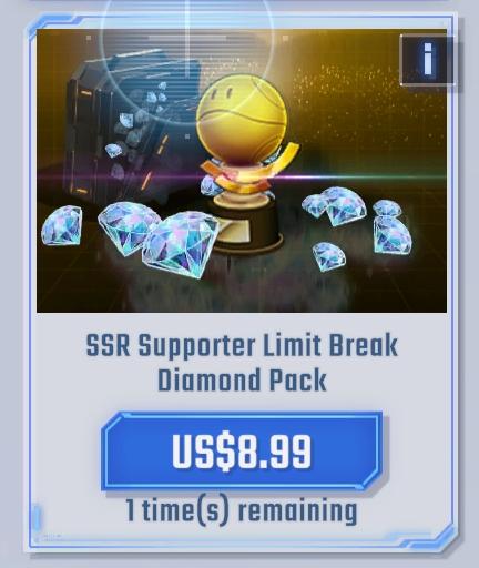 SSR Support Staff Breakthrough Limit Diamond Package