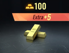 100 + 5 Golds