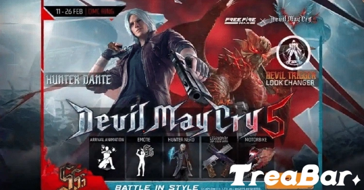 [คู่มือความร่วมมือ Free Fire × Devil May Cry 5] คู่มือฉบับสมบูรณ์สำหรับกิจกรรม DMC Ring: วิธีรับ Hunter Dante Pack และรางวัลทั้งหมดอย่างรวดเร็ว