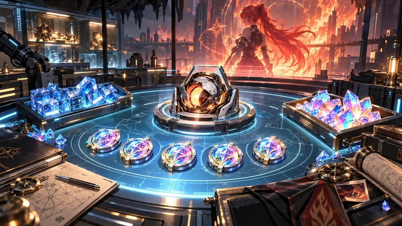 - ZZZ 3.3 bajet 888 Polychrome untuk banner Phoenix dan W-Engine Bloodmarrow Coffer