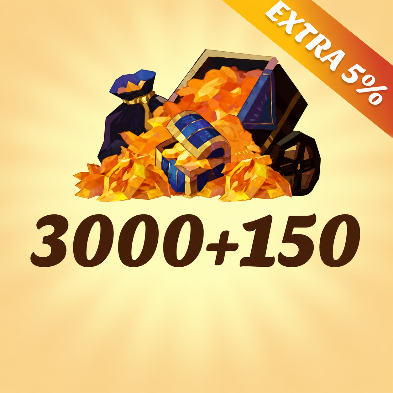 3000+150 Dragon Crystals
