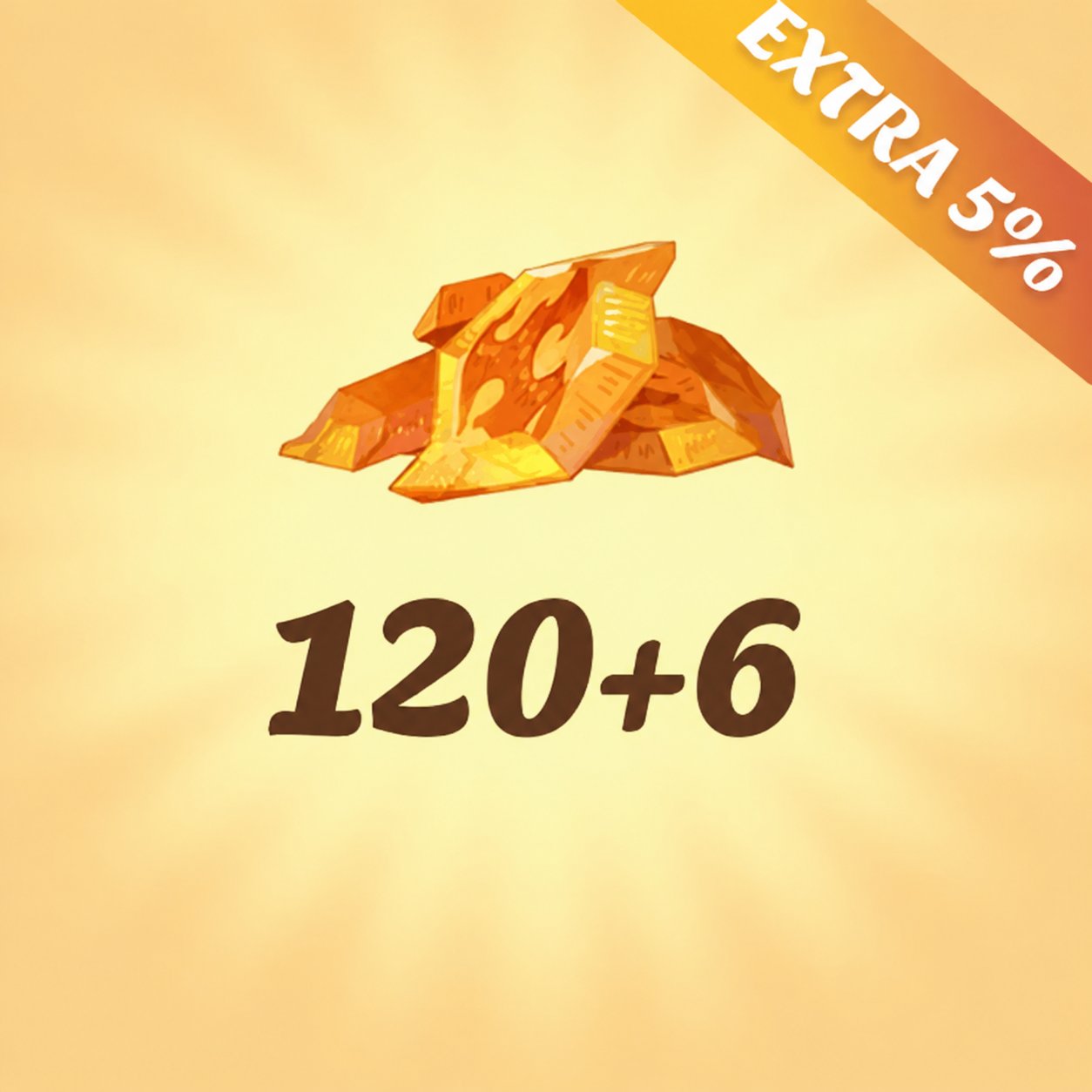 120+6 Dragon Crystals
