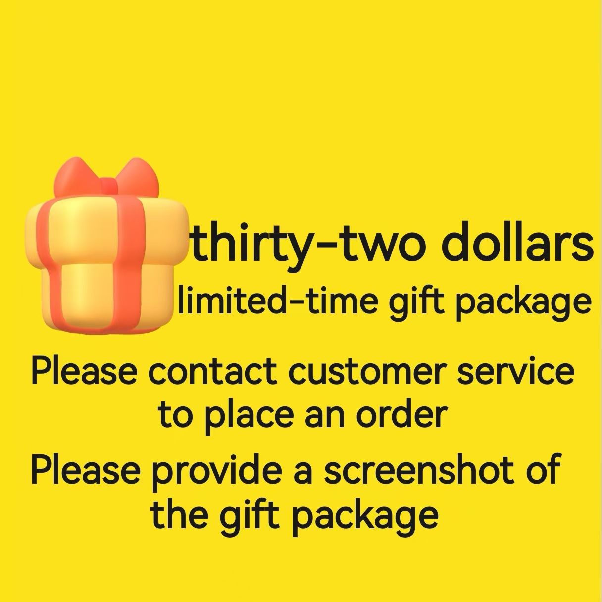 $32 limited-time gift package
