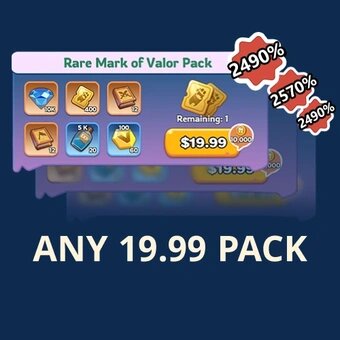 19.99 Standard Packs