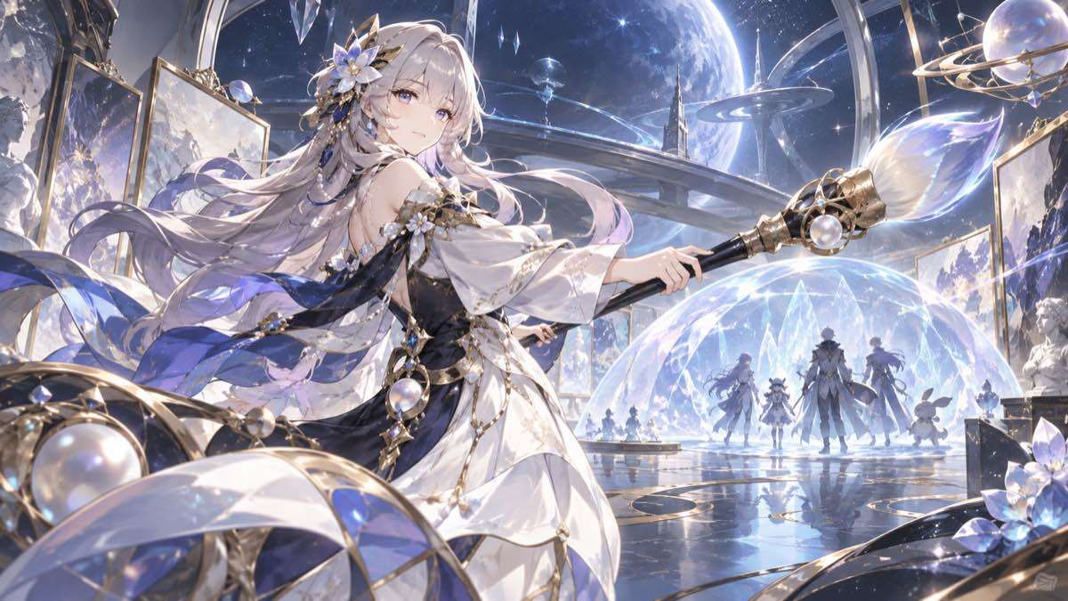 HSR 4.6 Pearl banner artwork featuring Ice Elation support and a protective crystal field