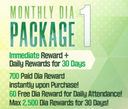 Ежемесячный алмазный подарок 1