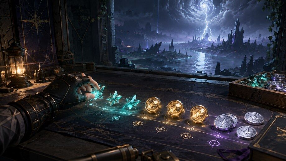 Meja pelan pull Jingran Wuthering Waves dengan Astrite, Lunite, Radiant Tide dan Forging Tide