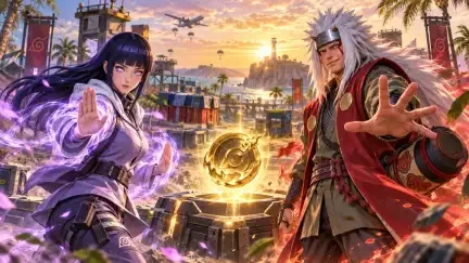 Hướng dẫn cơ hội cuối Free Fire x Naruto: nhận Hinata hay Jiraiya, phần thưởng Nine Tails và Prime Diamonds
