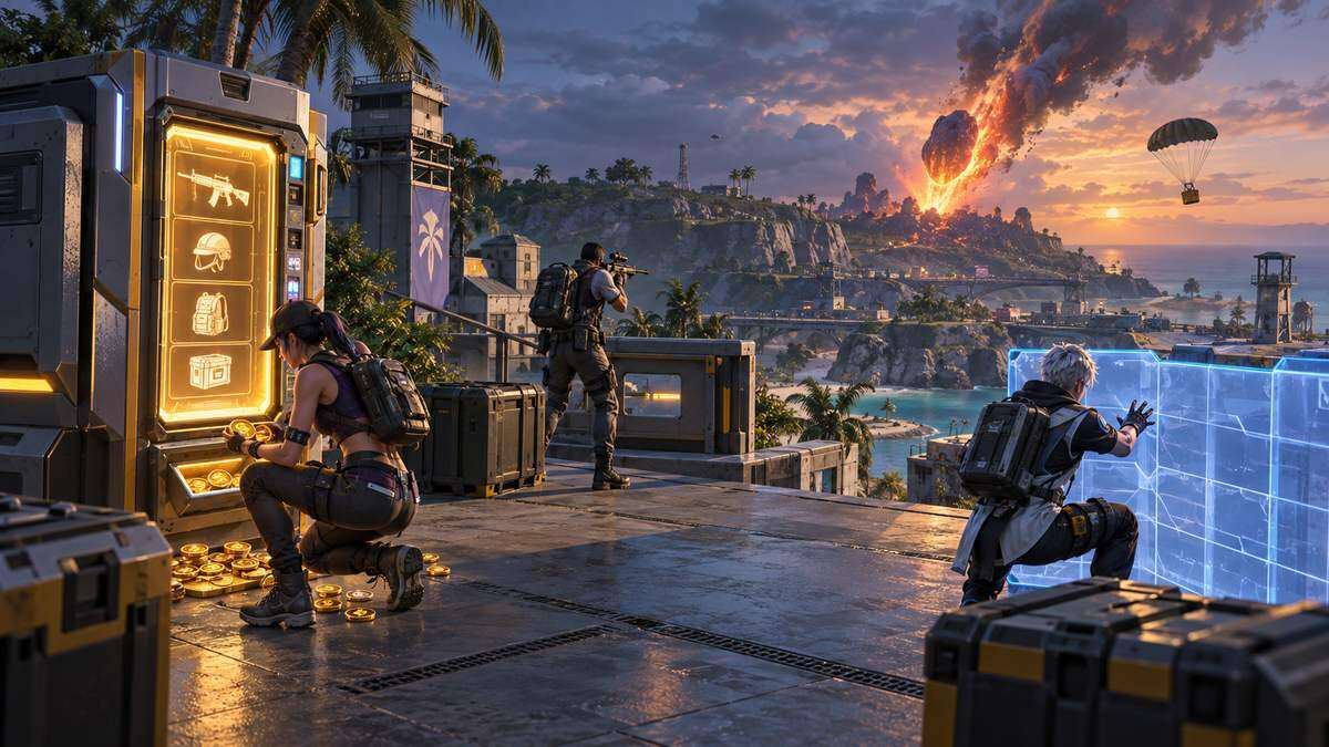 Acara Black Friday Free Fire OB55 dengan airdrop meteor, Vending Machine dan FF Coins
