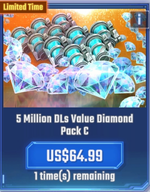 5 million DL Memorial Discount Diamond Package C